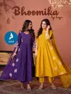 Bhoomika By Kaya Roman Mul Chanderi Anarkali Kurtis Set Wholesalers In Surat